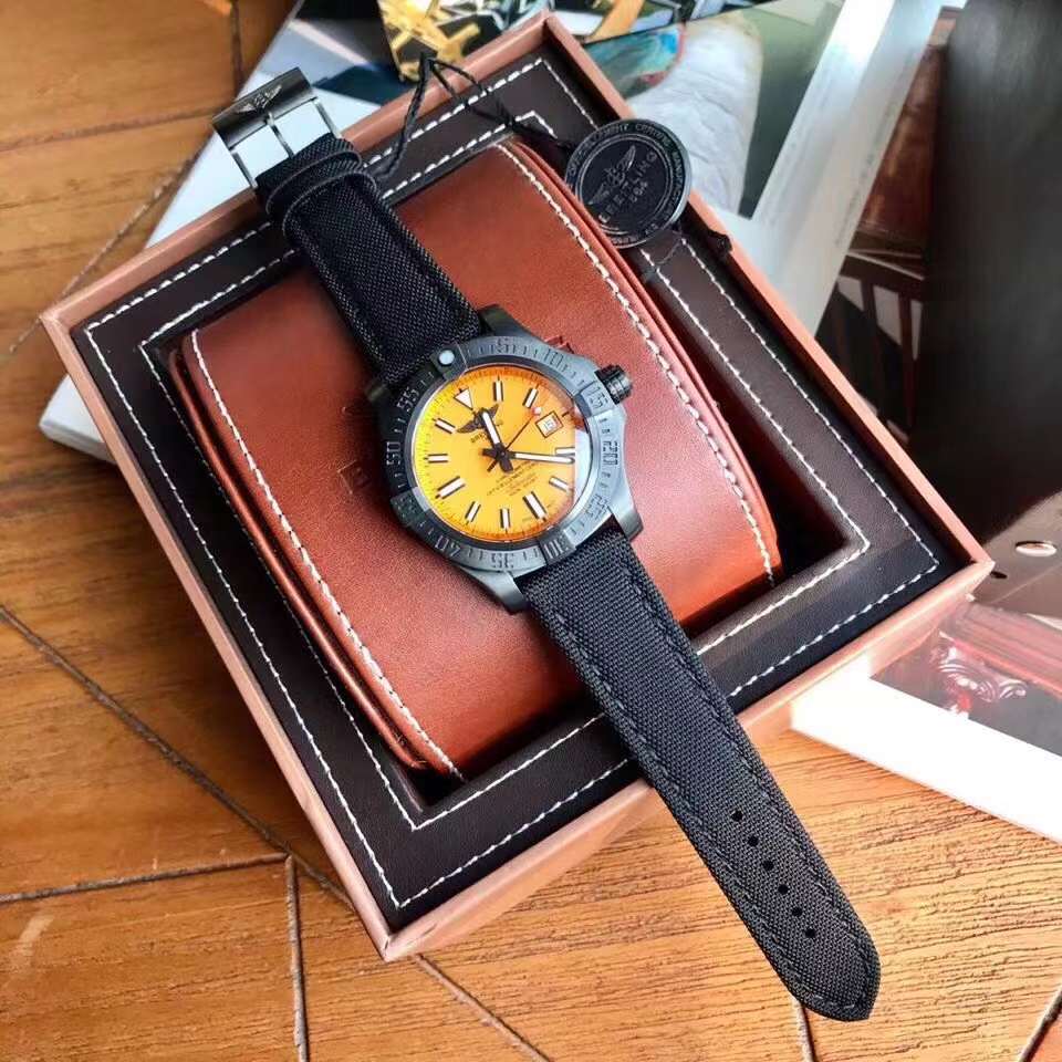 Breitling Avenger Blackbird 44 Yellow Dial