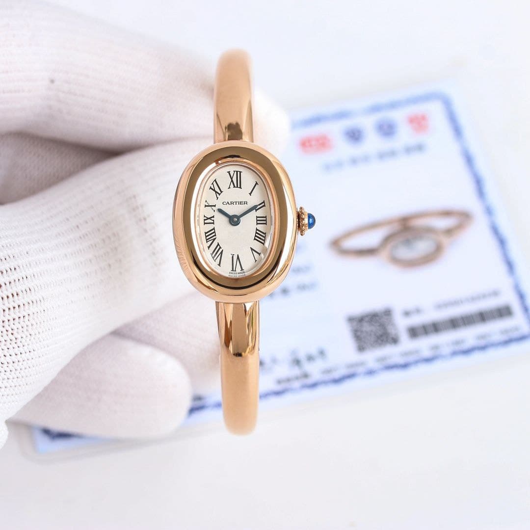 18K Rose Gold Wrapped Cartier Baignoire