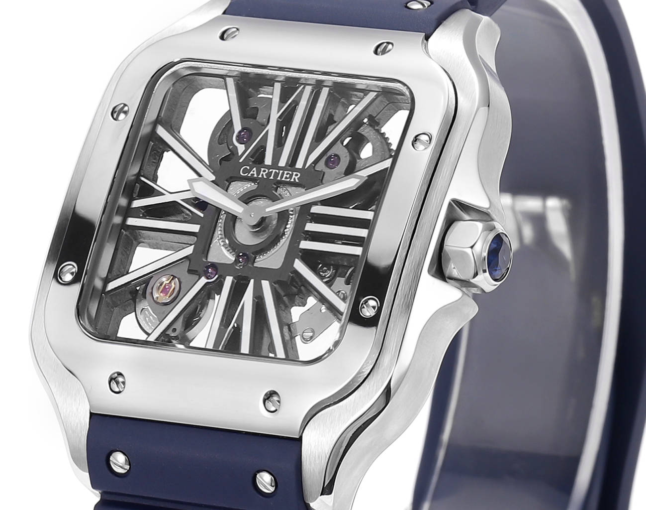 Cartier santos Skeleton 40mm W2020018