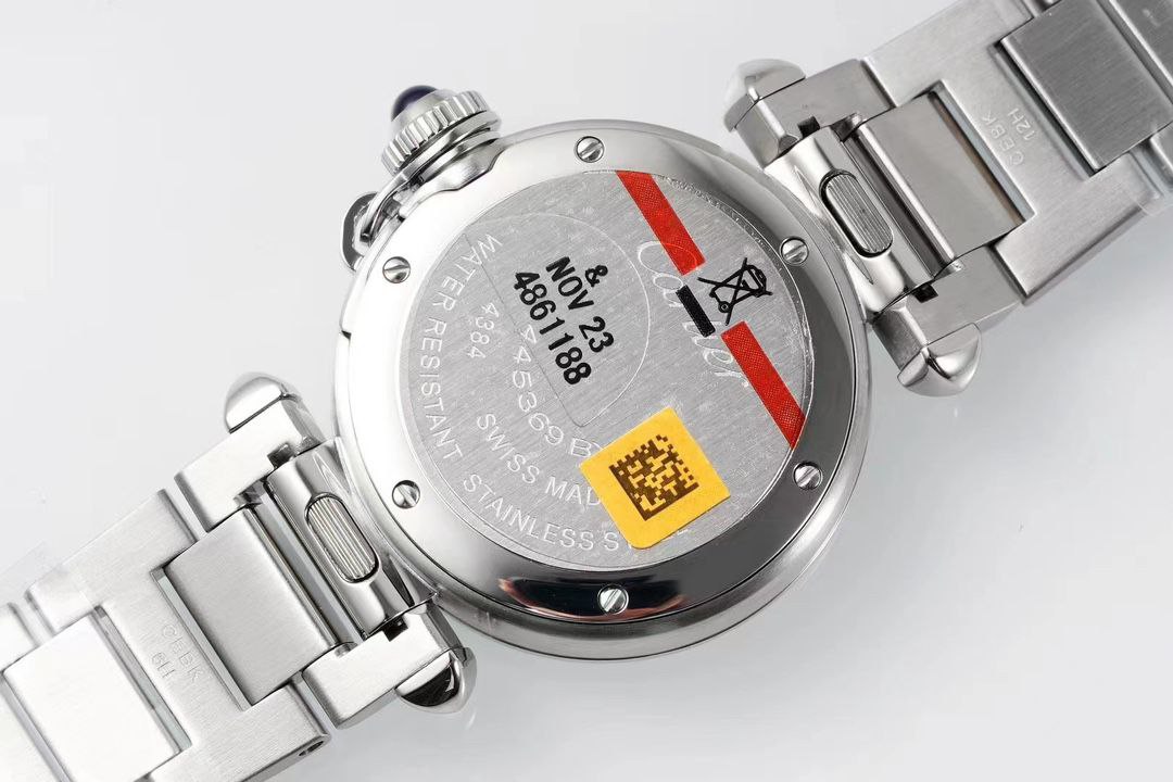 Cartier Pasha Ladies SS/SS White/Num