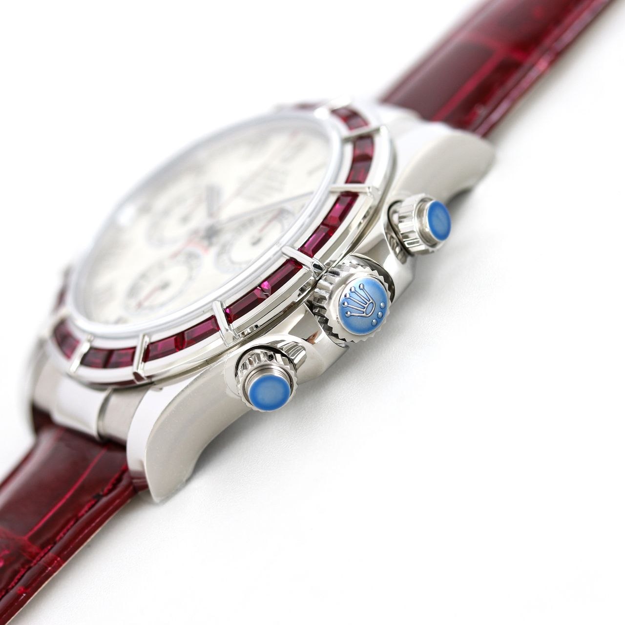 Daytona — Roman Meteorite Dial with 24 Rubies,