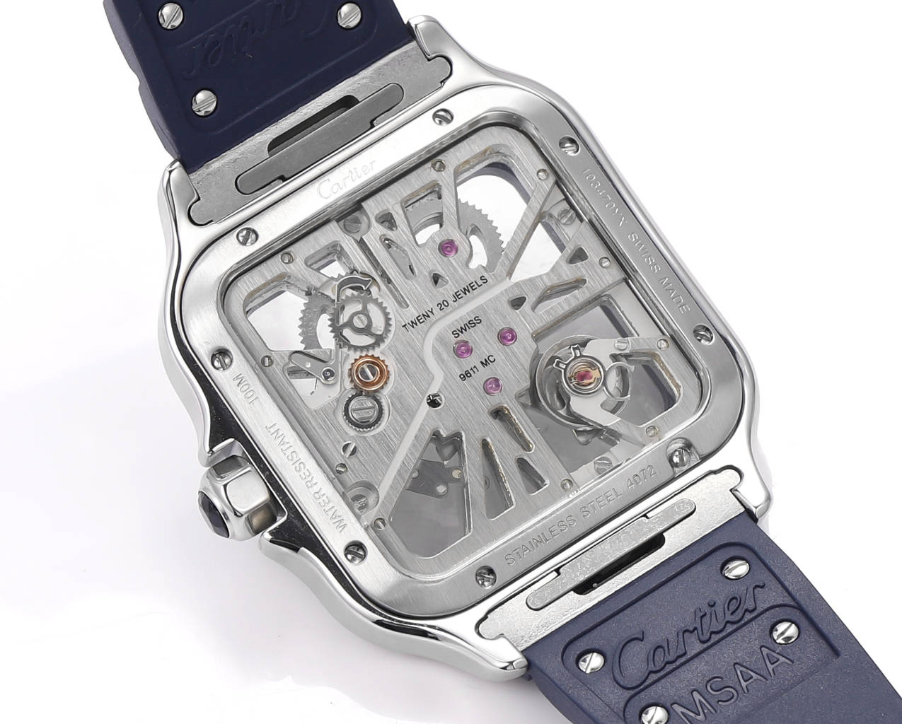 Cartier santos Skeleton 40mm W2020018