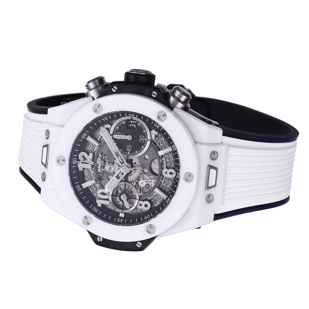 HUBLOT Big Bang Unico 42mm Cer Wht CER/RU Blk Ske BBF A1280
