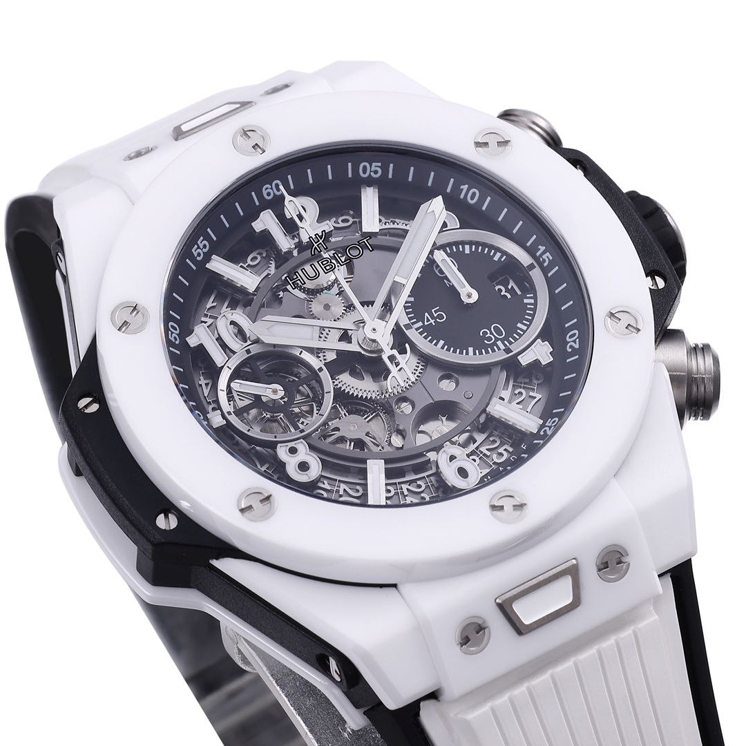 HUBLOT Big Bang Unico 42mm Cer Wht CER/RU Blk Ske BBF A1280