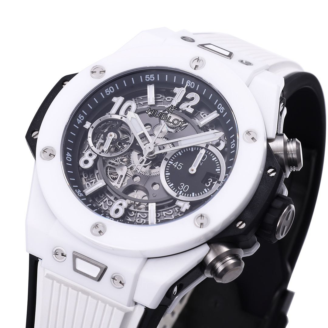 HUBLOT Big Bang Unico 42mm Cer Wht CER/RU Blk Ske BBF A1280