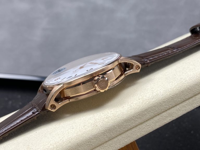 The Audemars Piguet  blue dial three needle automatic