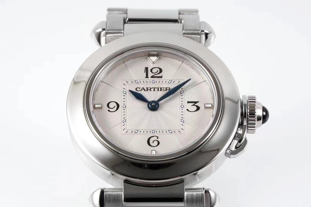 Cartier Pasha Ladies SS/SS White/Num