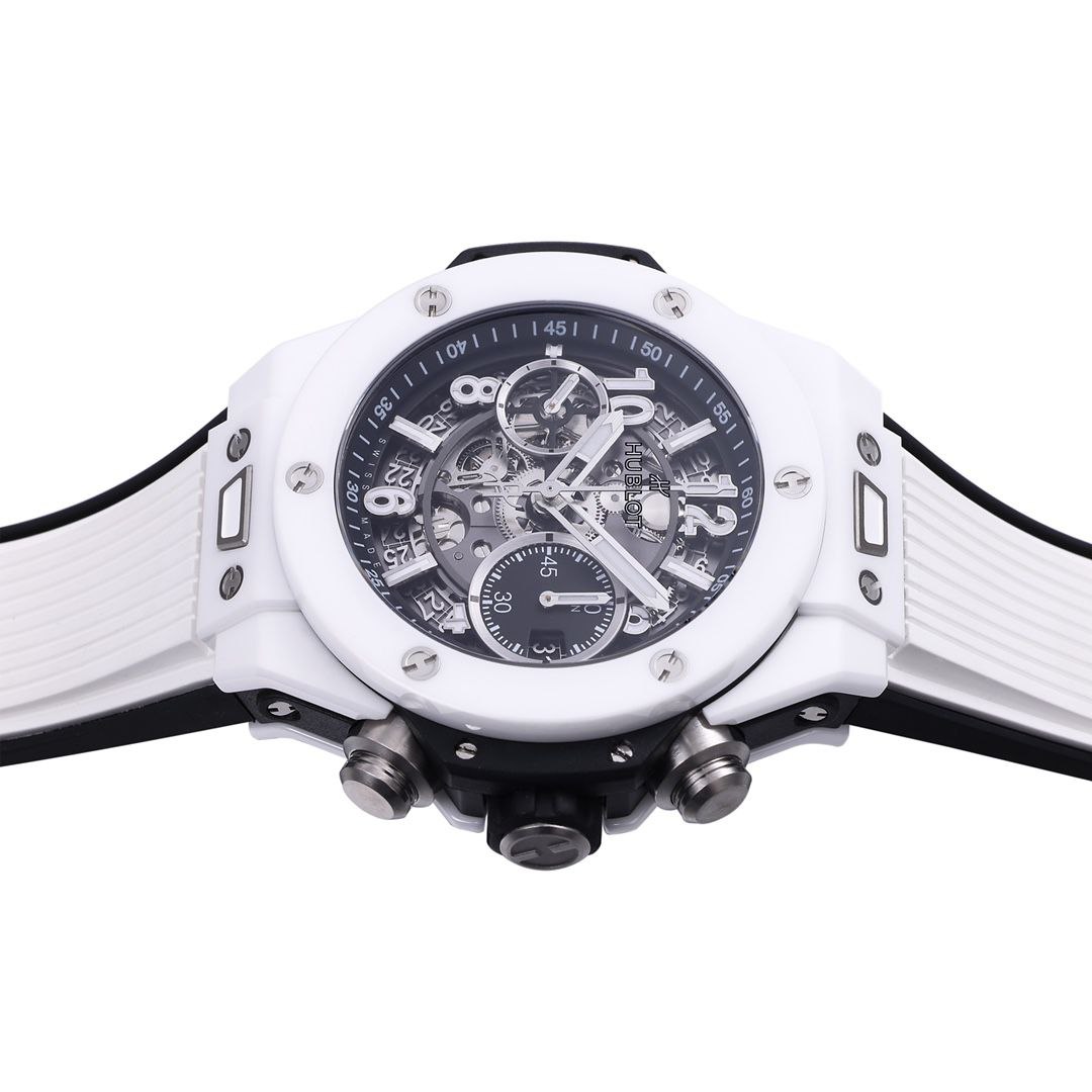 HUBLOT Big Bang Unico 42mm Cer Wht CER/RU Blk Ske BBF A1280