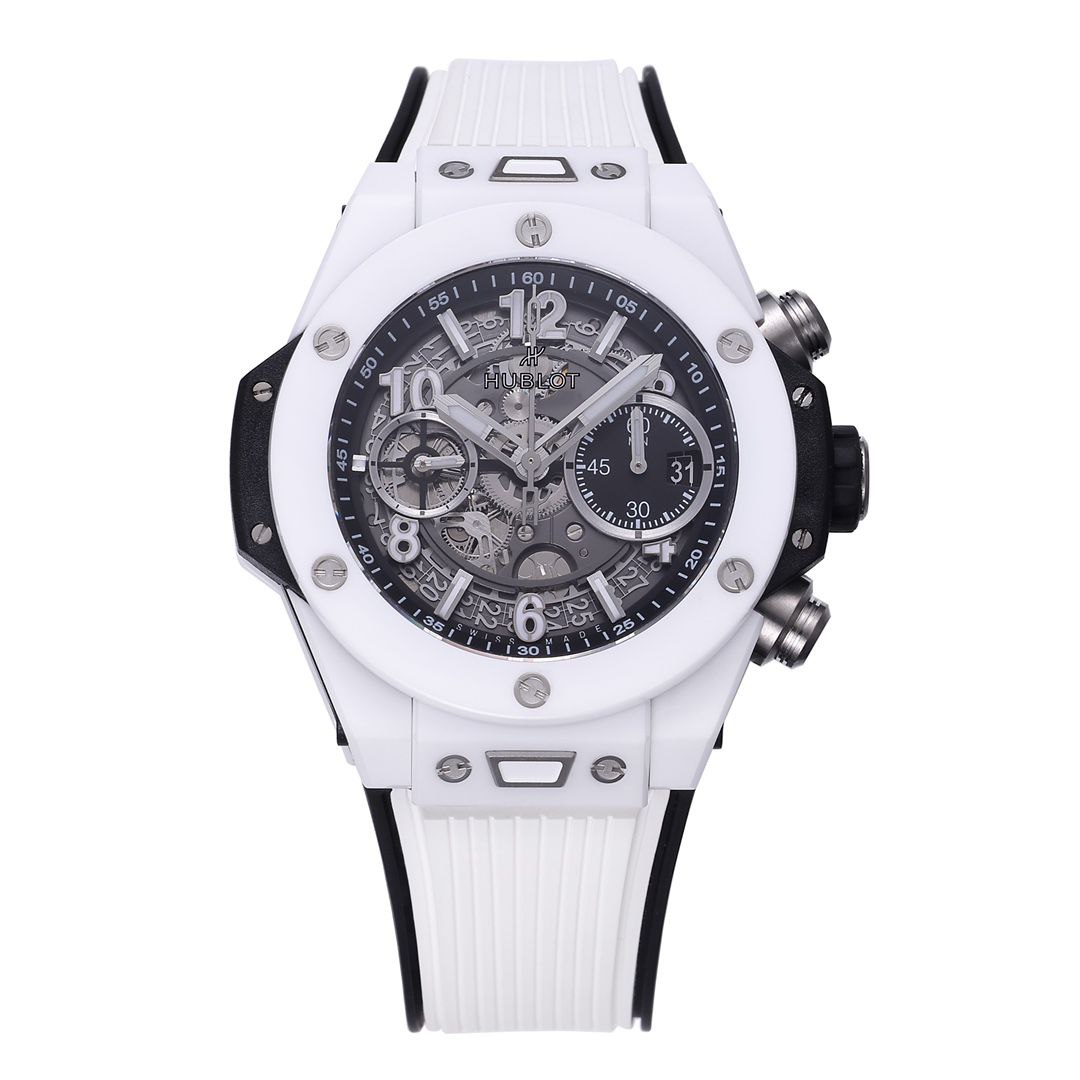 HUBLOT Big Bang Unico 42mm Cer Wht CER/RU Blk Ske BBF A1280